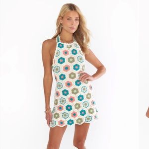 Show Me Your Mumu Happy Halter Mini Dress - small